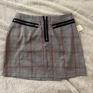 Cooperative Plaid Mini Skirt